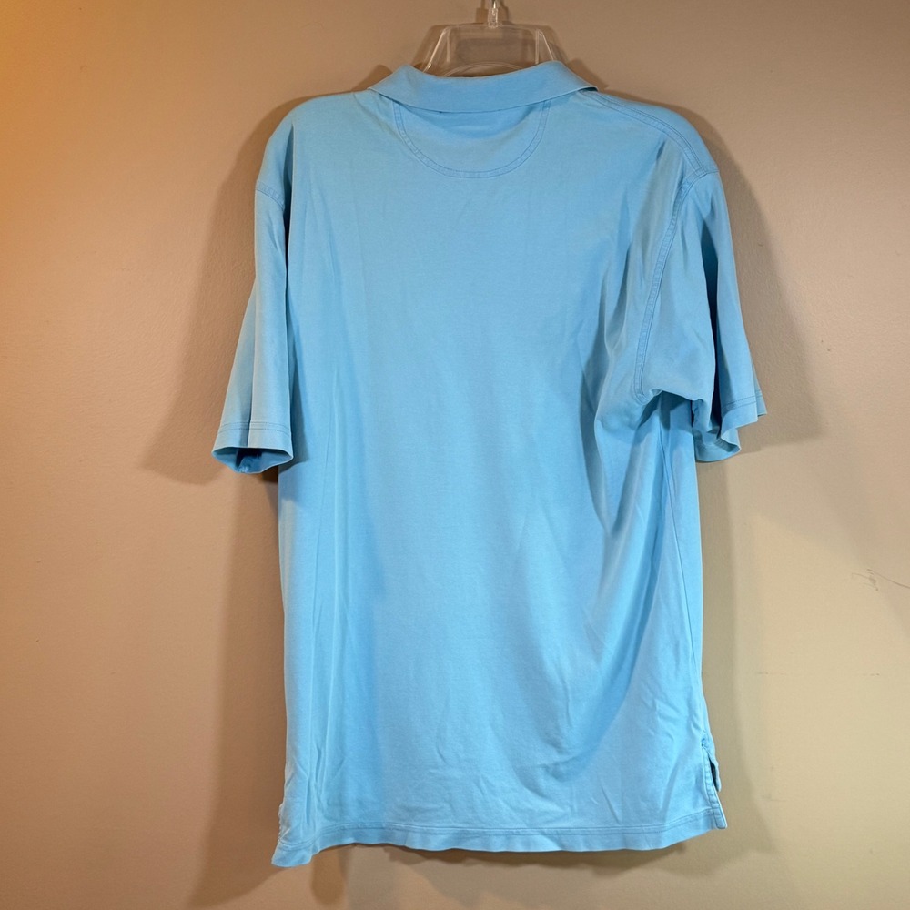 Bobby Jones Golf Polo Shirt Mens M Blue Pima Cotton Short Sleeve Preppy Luxury - Picture 3 of 7